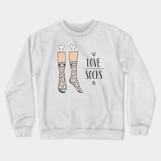 Love Socks Crewneck Sweatshirt